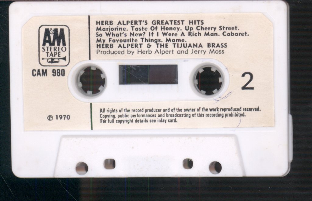 Herb Alpert And The Tijuana Brass - Greatest Hits - Cassette