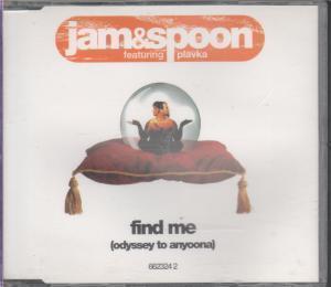 Jam And Spoon Featuring Plavka - Find Me - Cd