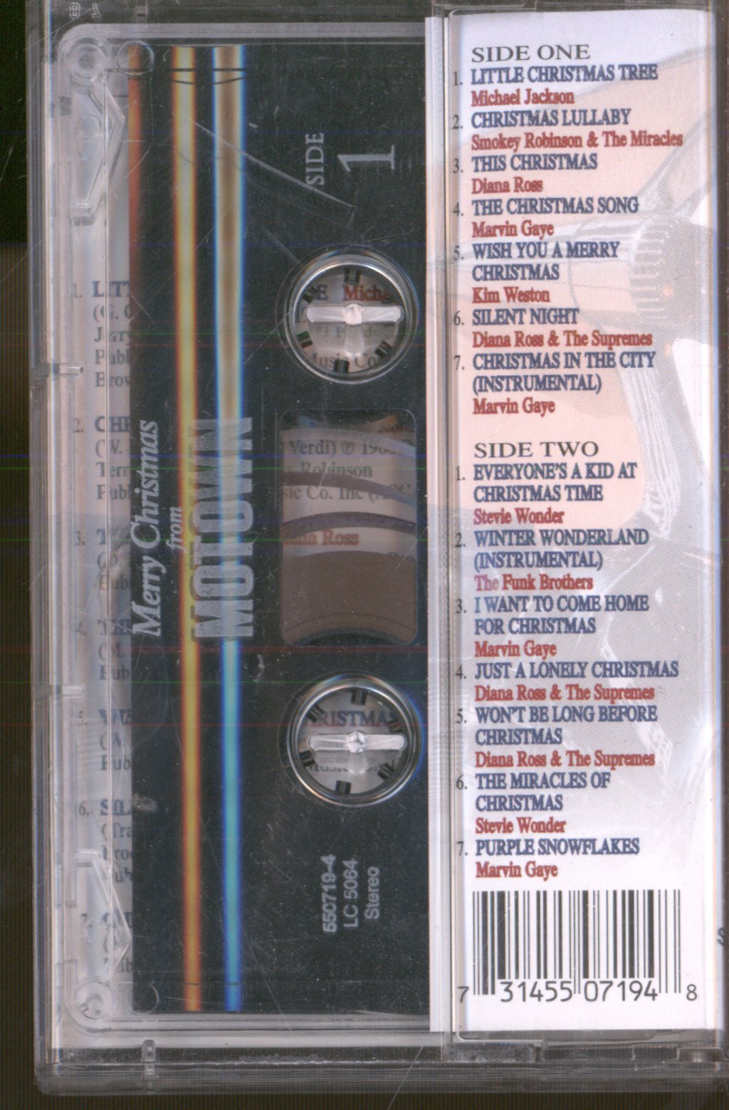 Various Artists - Merry Christmas From Motown - Cassette