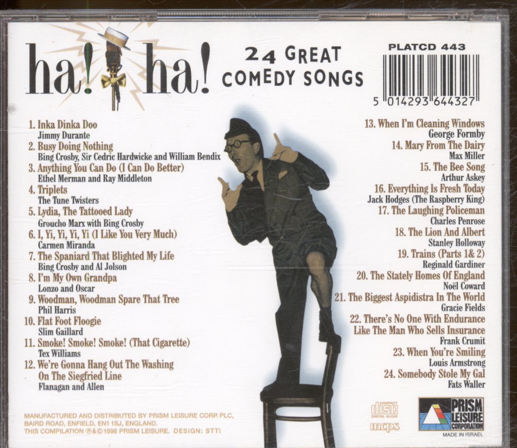 Various Artists - Ha! Ha! 24 Great Comedy Songs - Cd