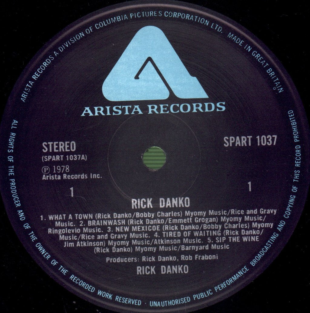 Rick Danko - Rick Danko - Lp