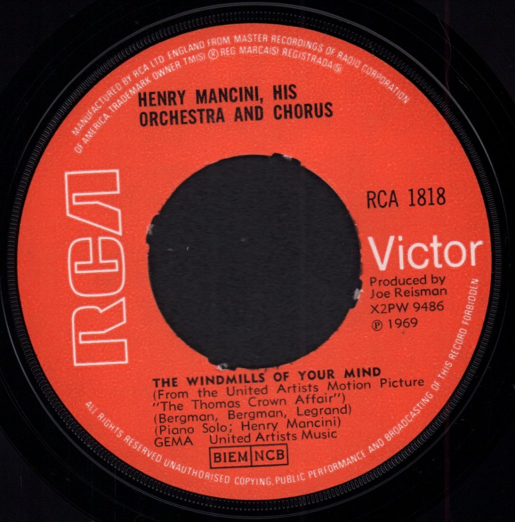 Henry Mancini And His Orchestra - Love Theme From Romeo & Juliet - 7 Inch