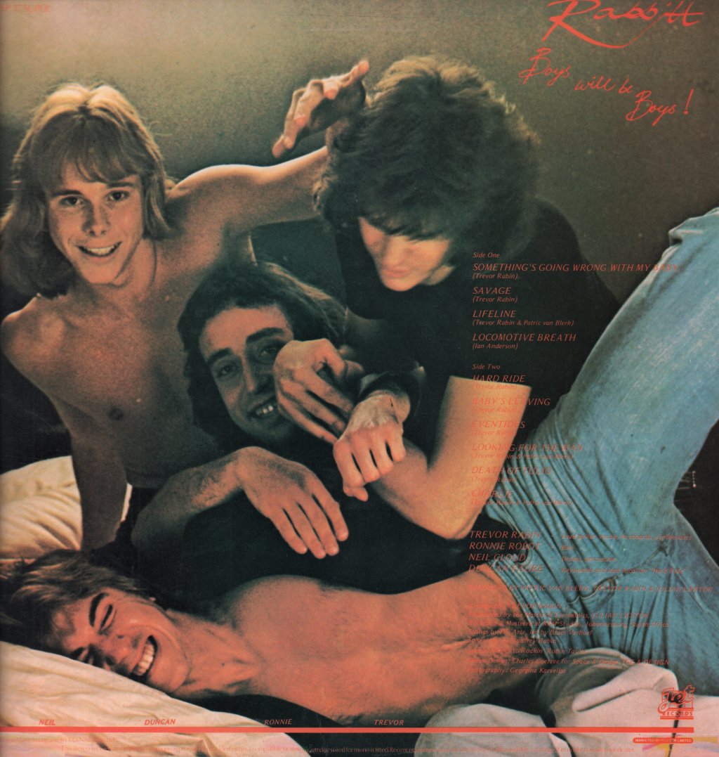 Rabbitt - Boys Will Be Boys - Lp