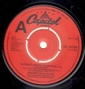 Delbert Mcclinton - Giving It Up For Your Love - 7 Inch