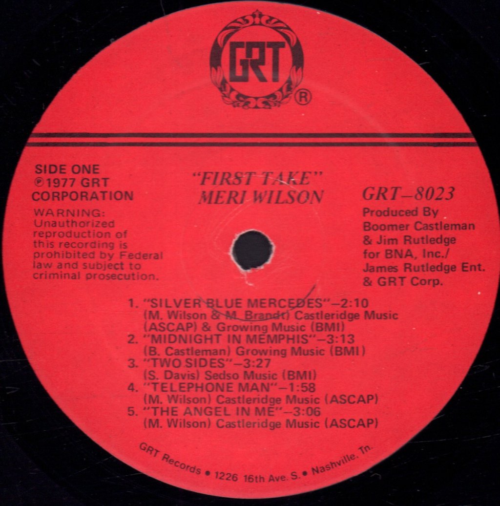Meri Wilson - First Take - Lp