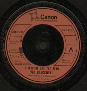 Vic Blackwell - Liverpool Are The Team - 7 Inch