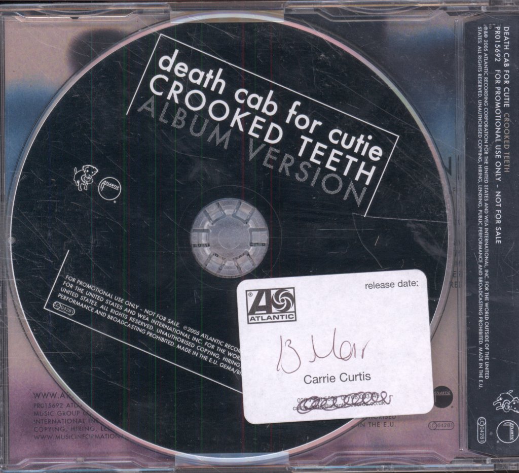 Death Cab For Cutie - Crooked Teeth - Cd