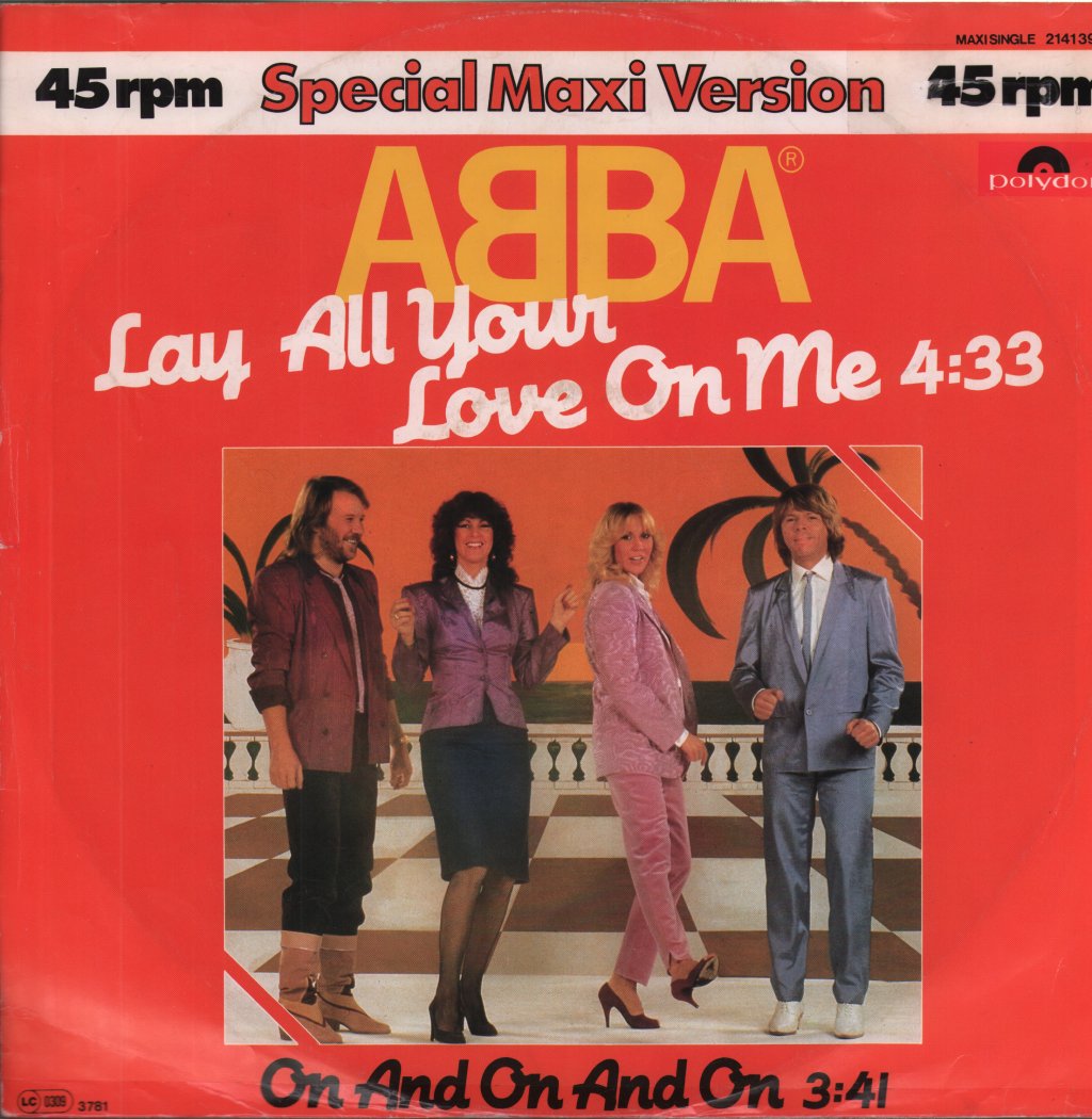 ABBA - Lay All Your Love On Me - 12 Inch