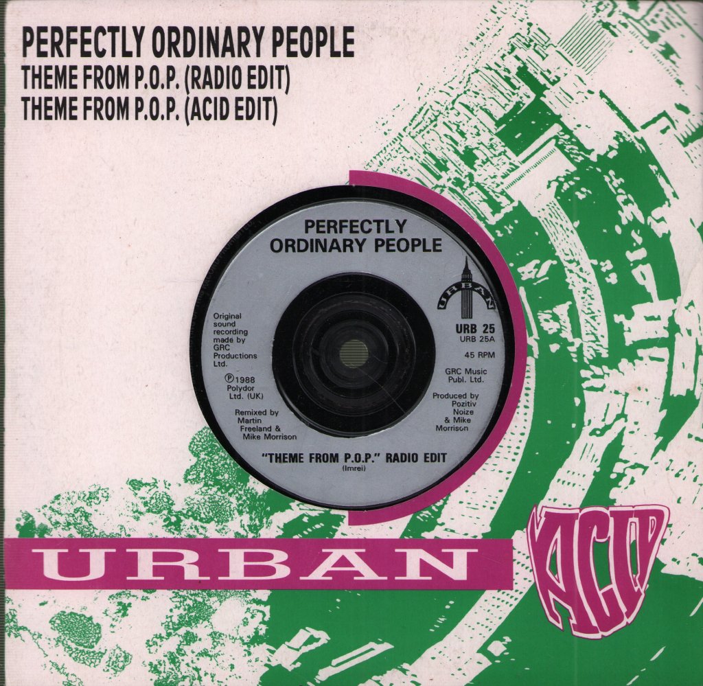 Perfectly Ordinary People - Theme From P.O.P. - 7 Inch