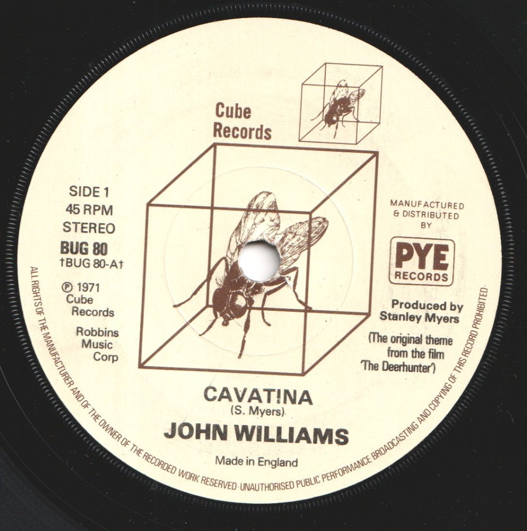John Williams (Guitarist) - Cavatina - 7 Inch