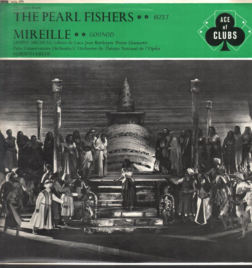 Janine Micheau / Libero De Luca / Jean Borthayre / PCO / Alberto Erede - Excerpts From The Pearl Fishers & Mireille - Lp