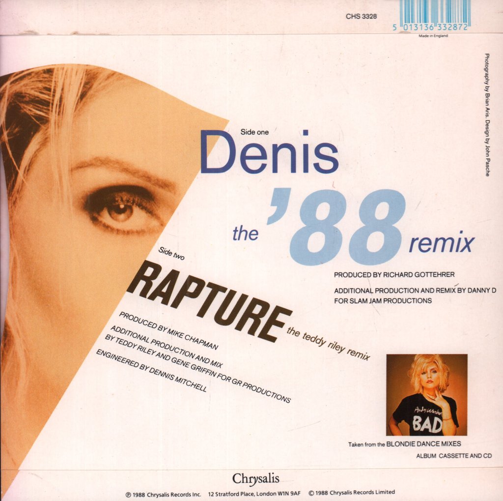 Blondie - Denis - 7 Inch