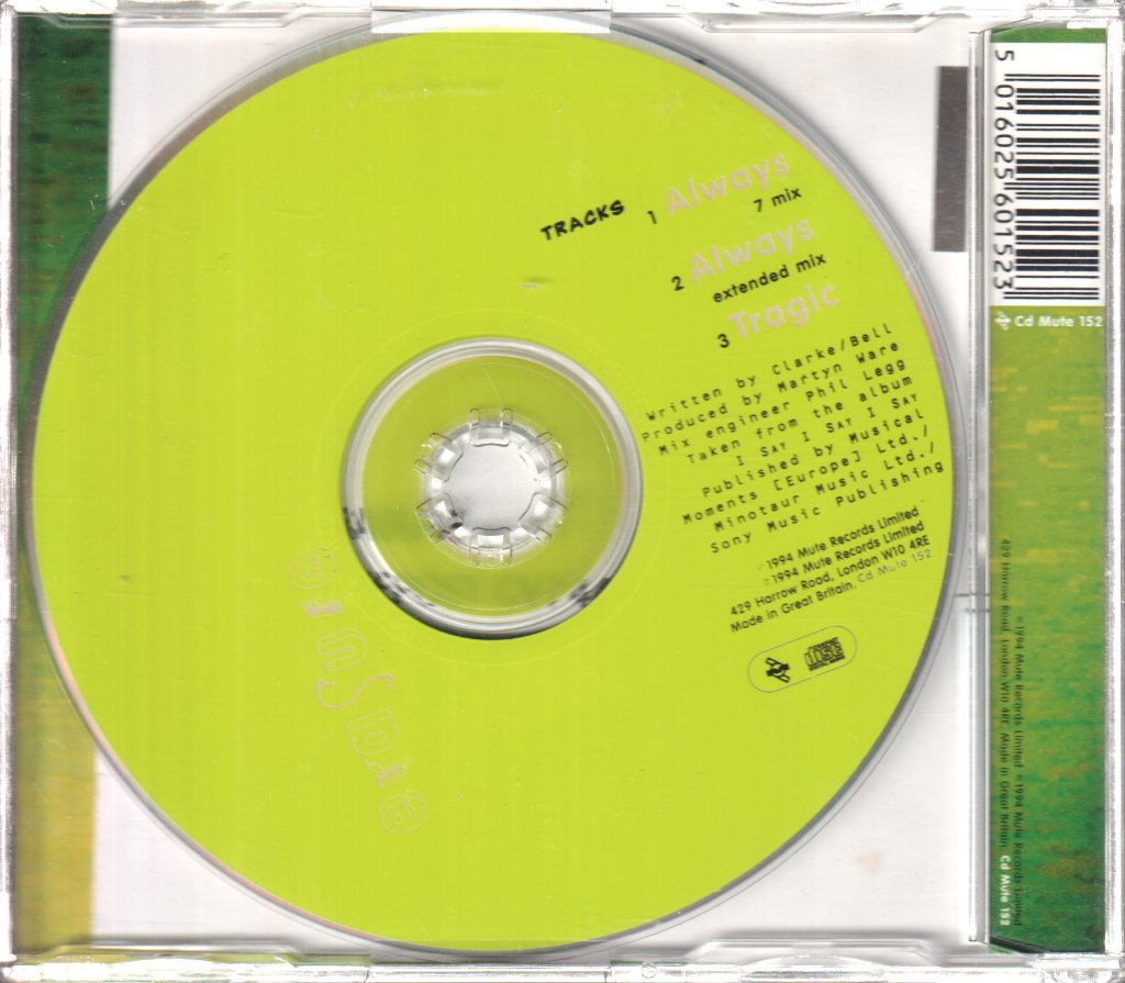 Erasure - Always - Cd