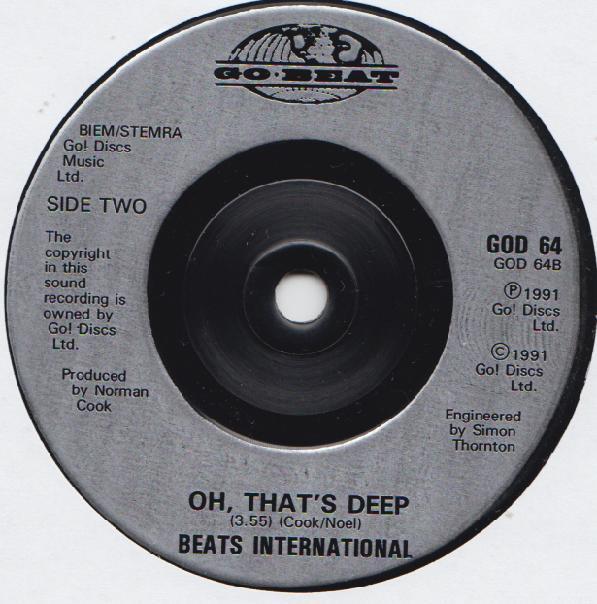 Beats International - In The Ghetto - 7 Inch