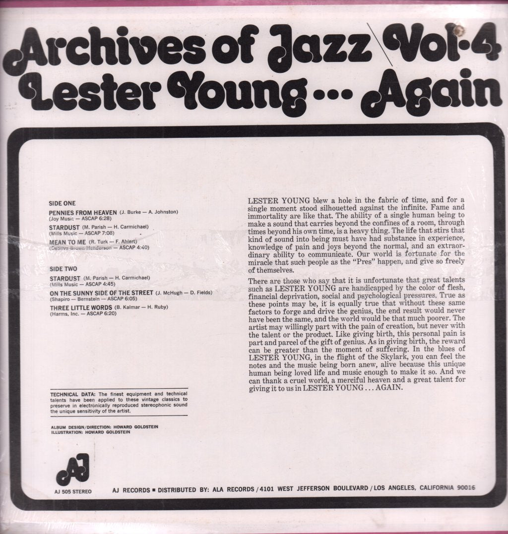 Lester Young - Again - Lp