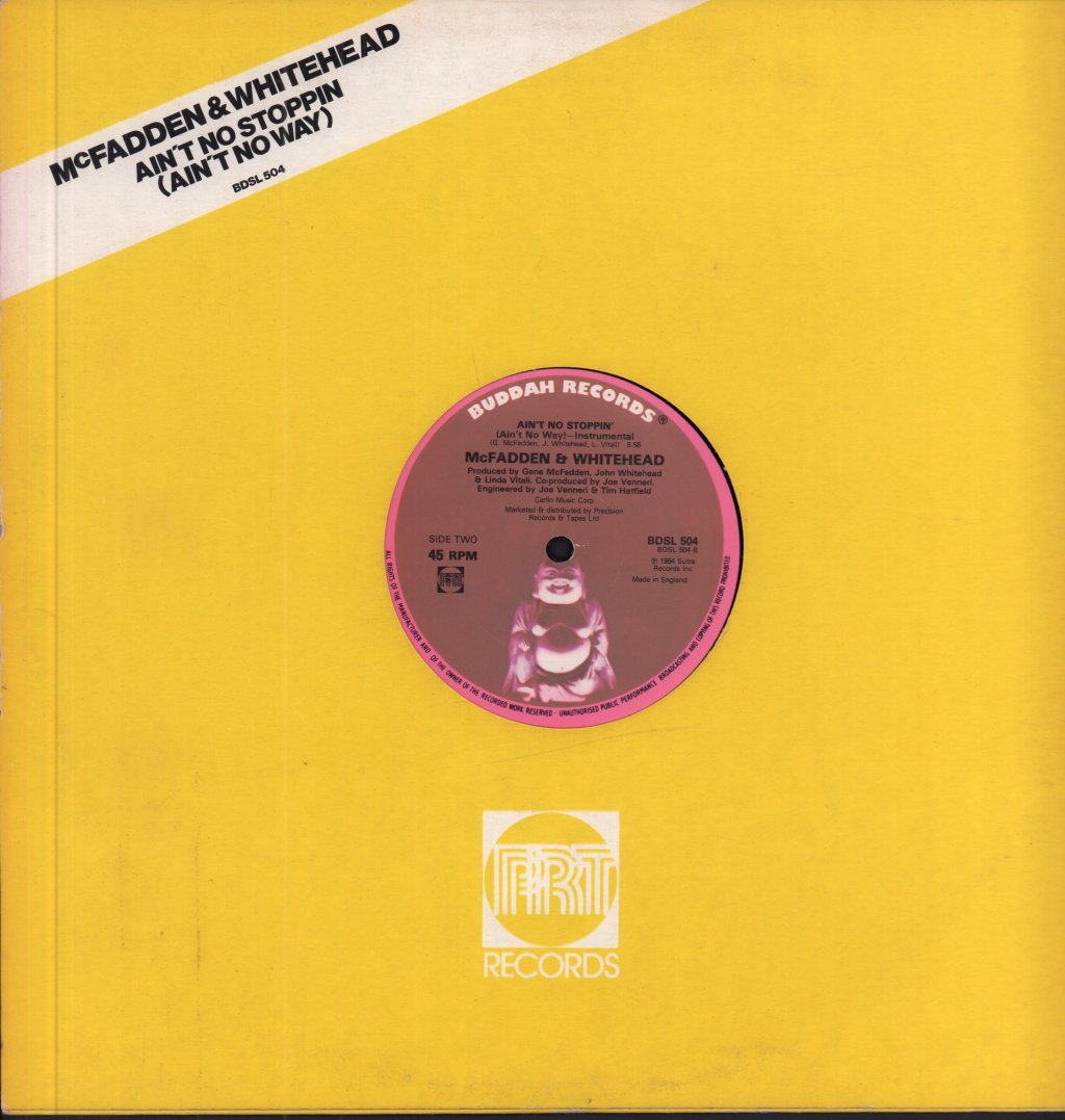 McFadden And Whitehead - Ain't No Stoppin' - 12 Inch