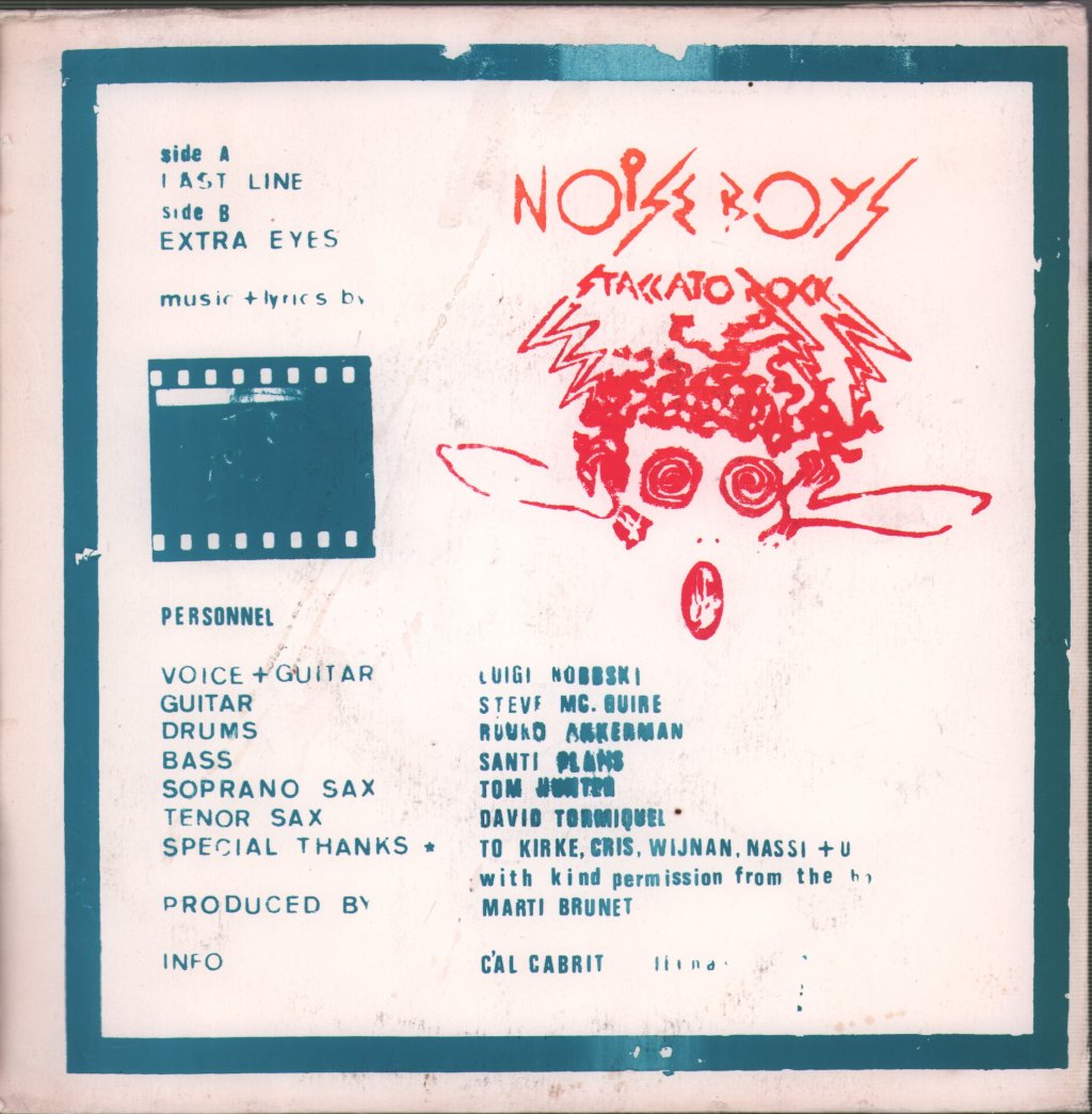 Noise Boys - Last Line / Extra Eyes - 7 Inch