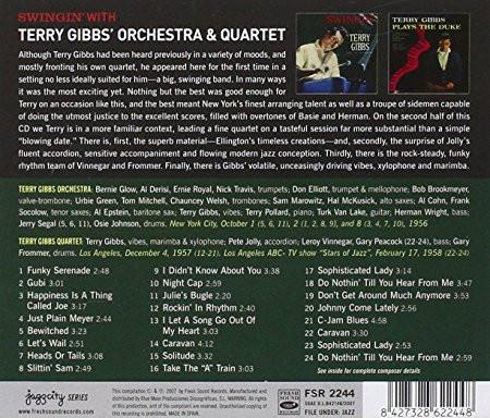 Terry Gibbs Orchestra And Quartet - Swingin' With Terry Gibbs' Orchestra & Quartet - Cd