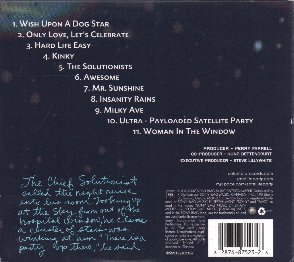 Perry Farrell's Satellite Party - Ultra Payloaded - Cd