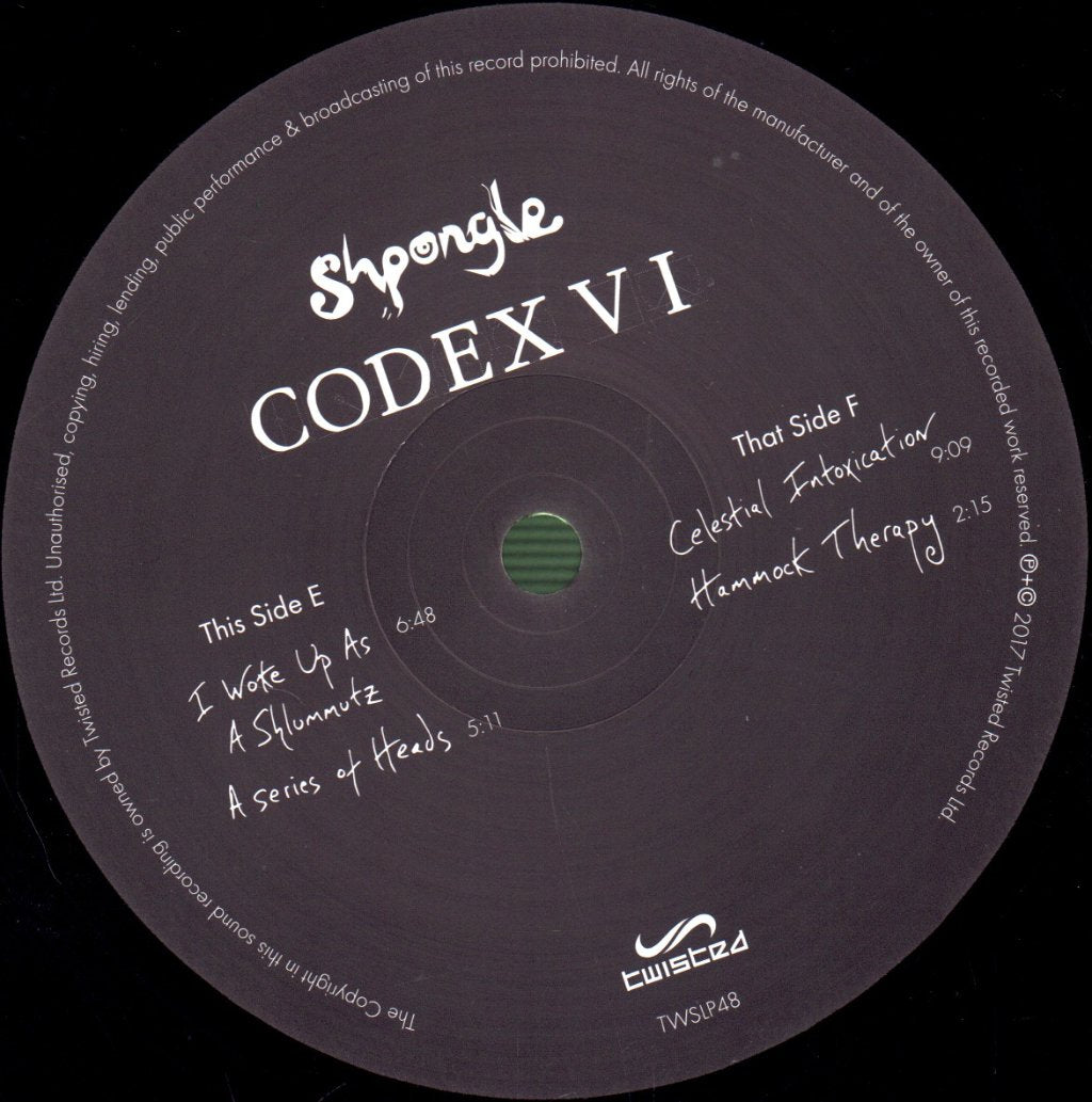 Shpongle - Codex VI - Triple Lp