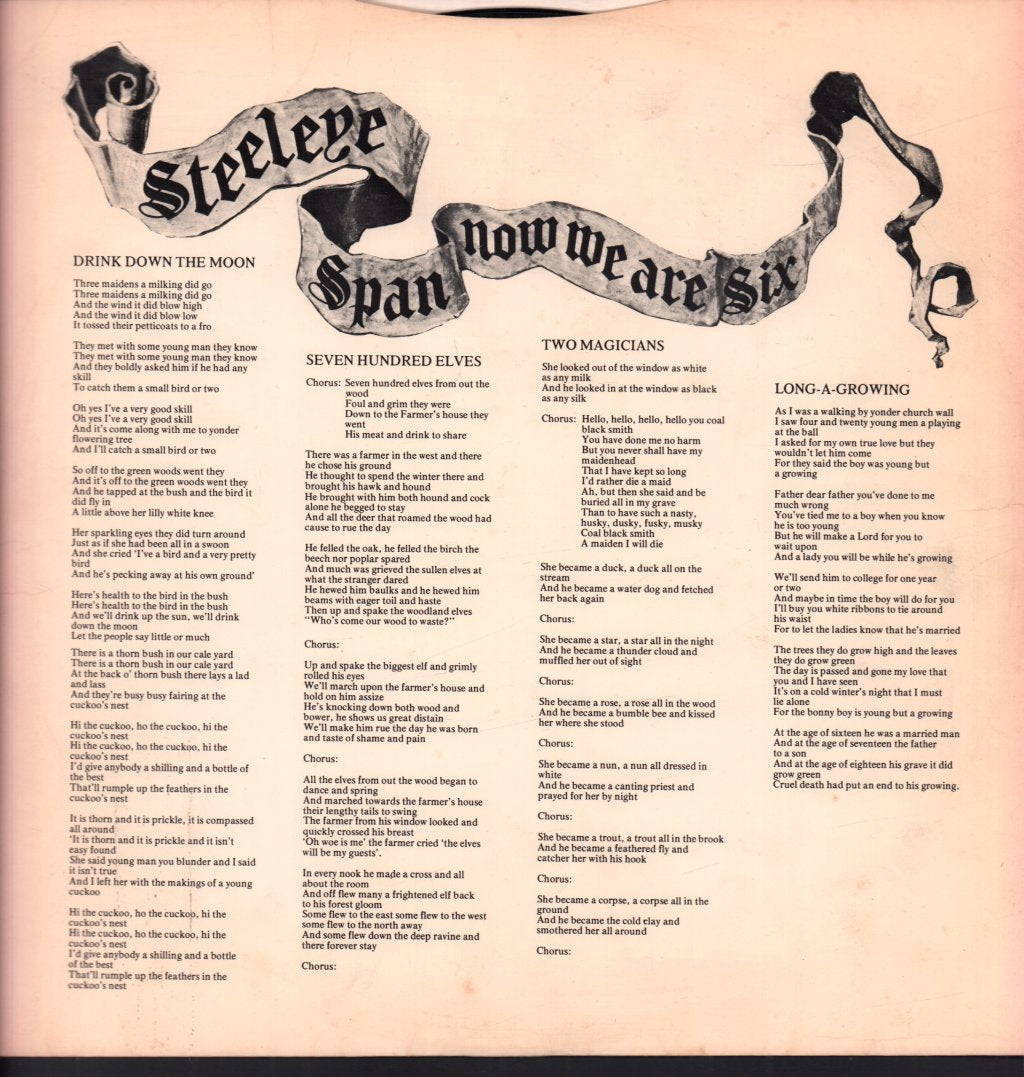 Steeleye Span - Now We Are Six - Lp