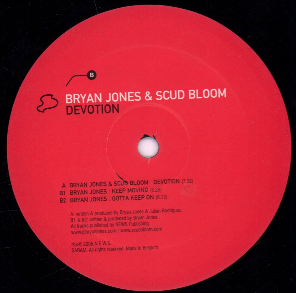 Bryan Jones & Scud Bloom - Devotion - 12 Inch