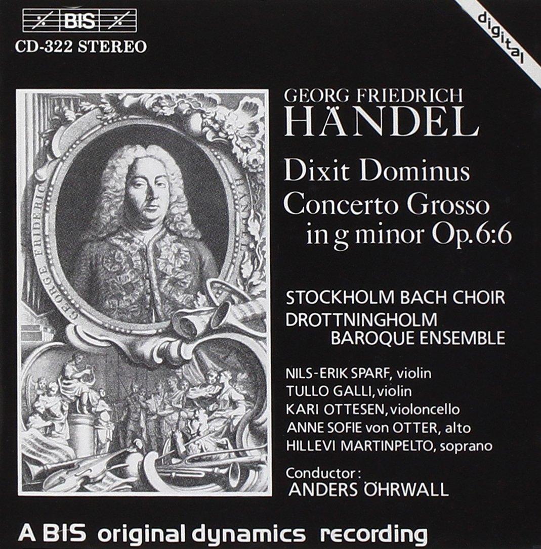 George Frideric Handel - Handel: Dixit Dominus/Concerto Grosso, Op.6 - Cd