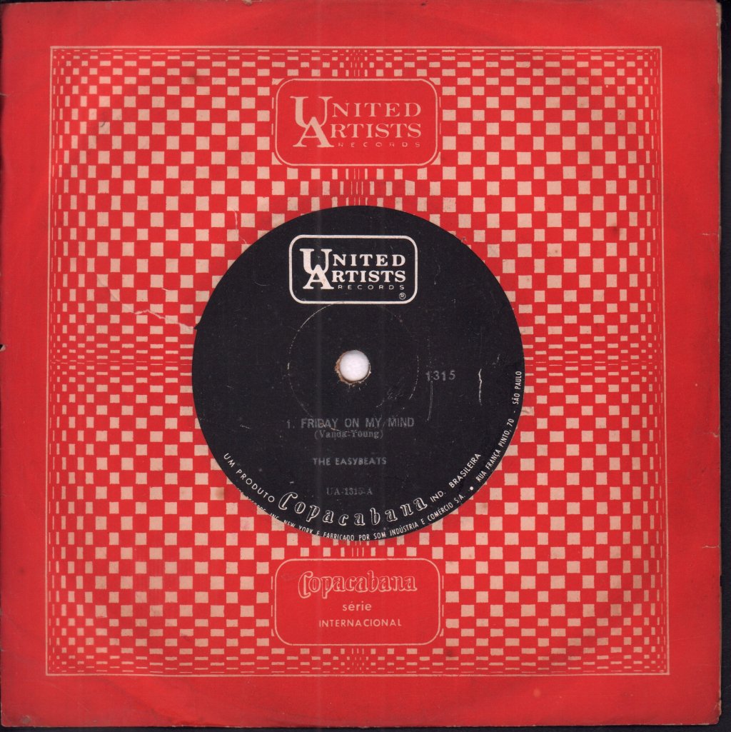 Easybeats - Friday On My Mind - 7 Inch