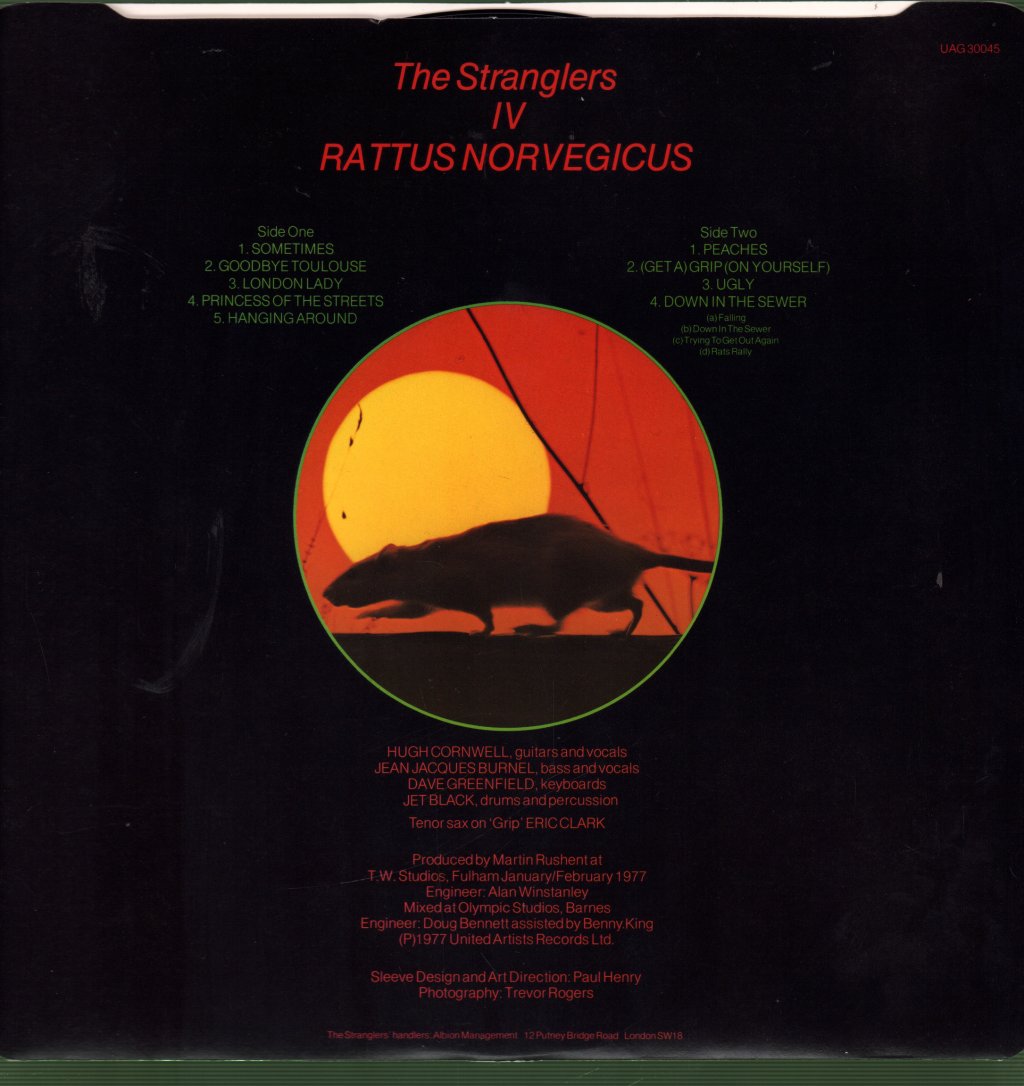 Stranglers - IV Rattus Norvegicus - Lp