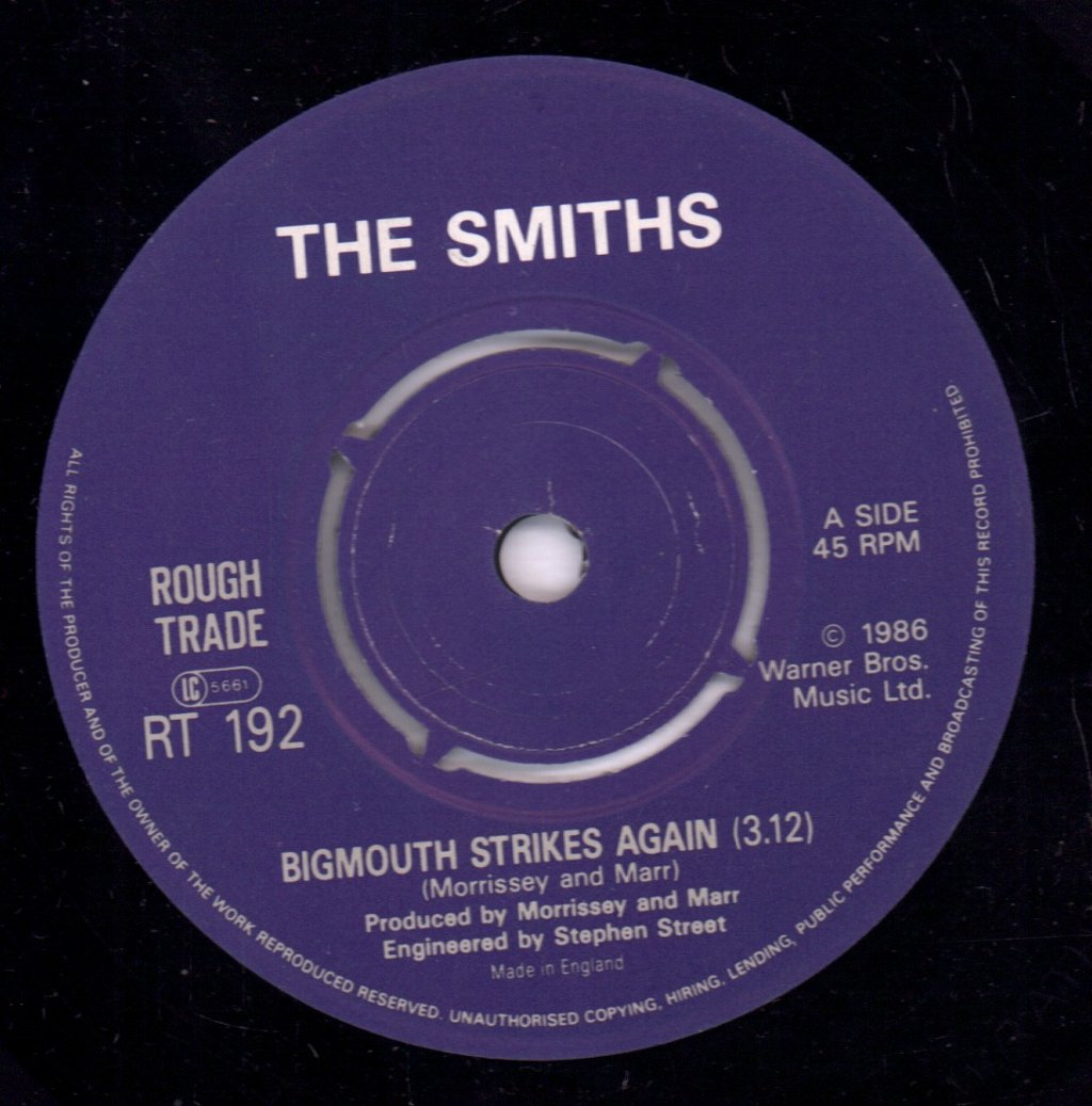 Smiths - Big Mouth Strikes Again - 7 Inch
