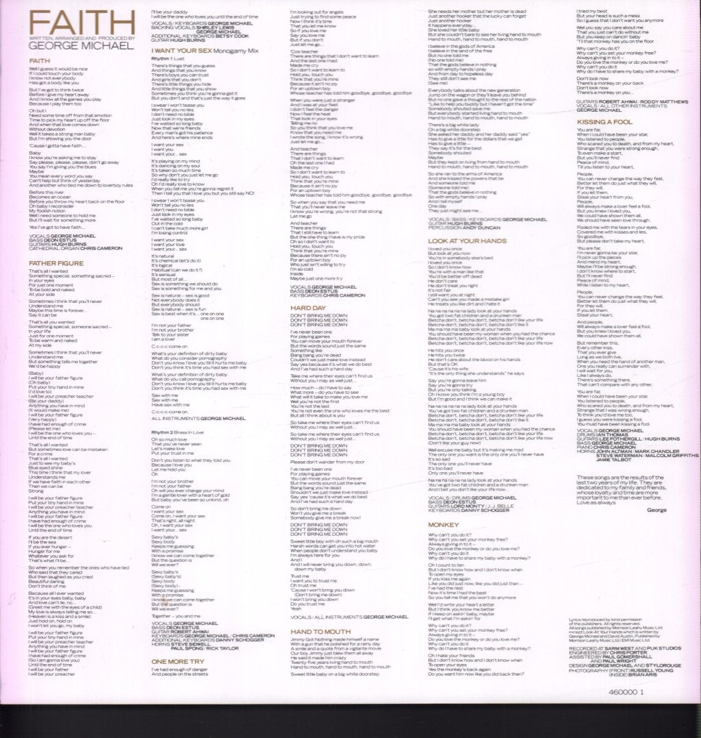 George Michael - Faith - Lp