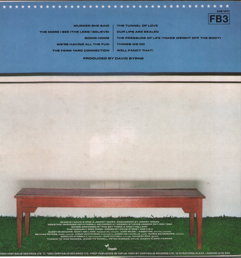 Fun Boy Three - Waiting - Lp