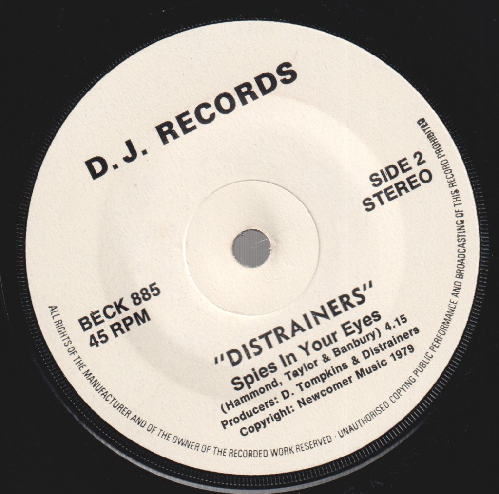 Distrainers - Say Goodbye - 7 Inch