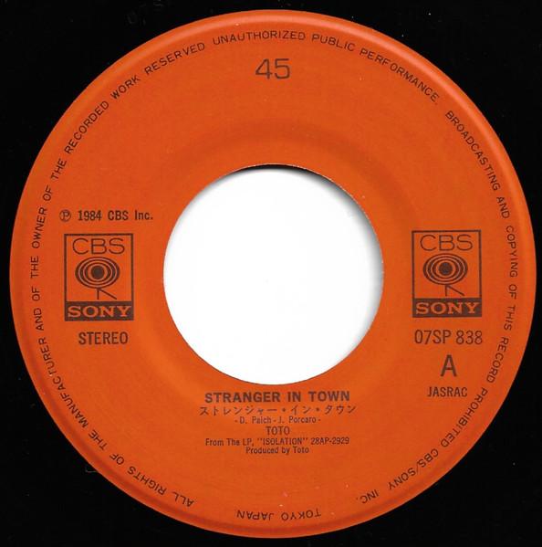 Toto - Stranger In Town - 7 Inch