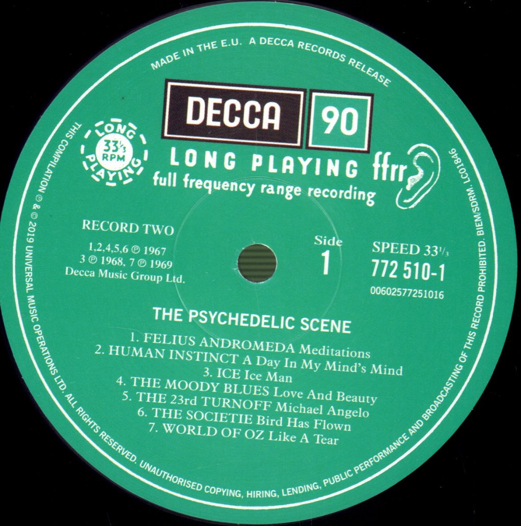 Various Artists - Psychedelic Scene - Double Lp