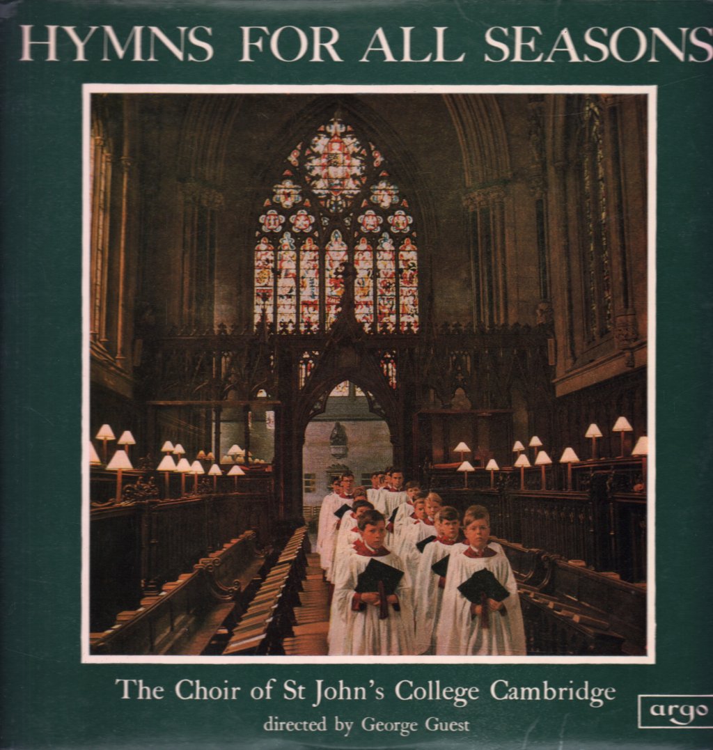 Choir Of St Johns College Cambridge - Hymns For All Seasons - Lp