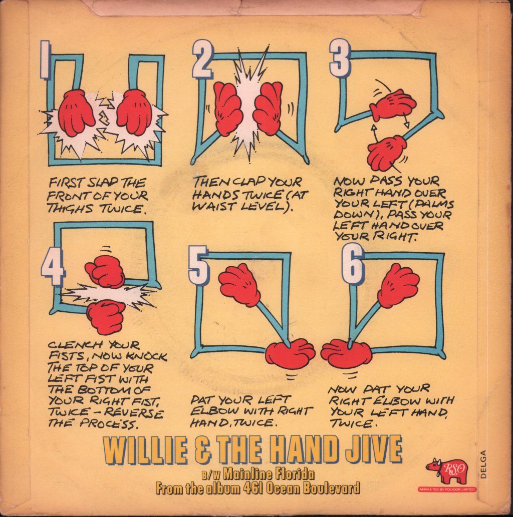 Eric Clapton - Willie And The Hand Jive - 7 Inch