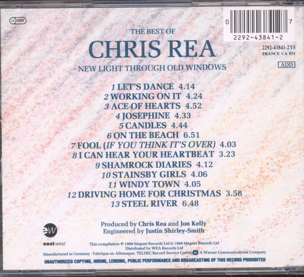 Chris Rea - New Light Through Old Windows (The Best Of Chris Rea) - Cd