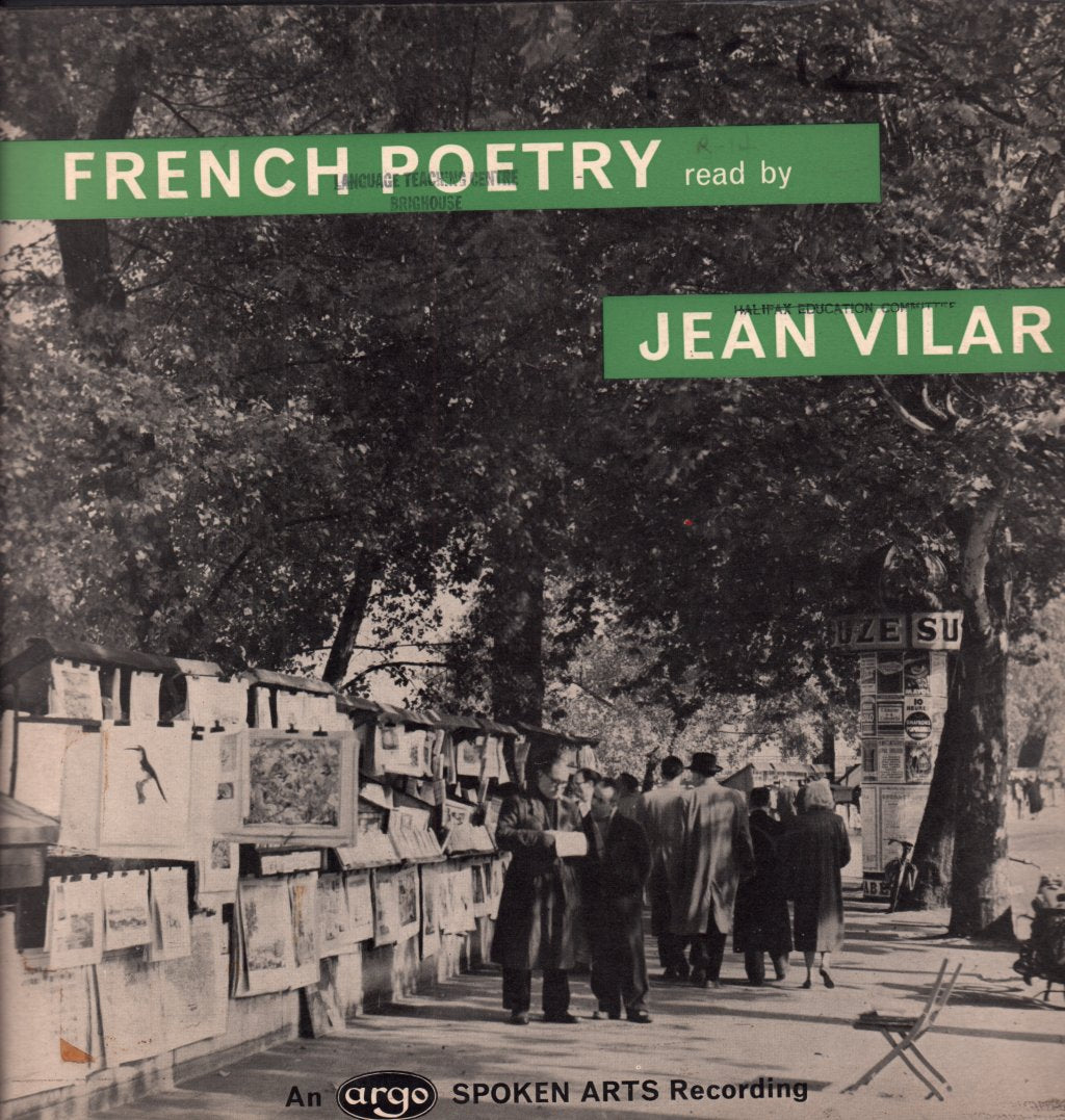 Jean Vilar - French Poetry - Lp