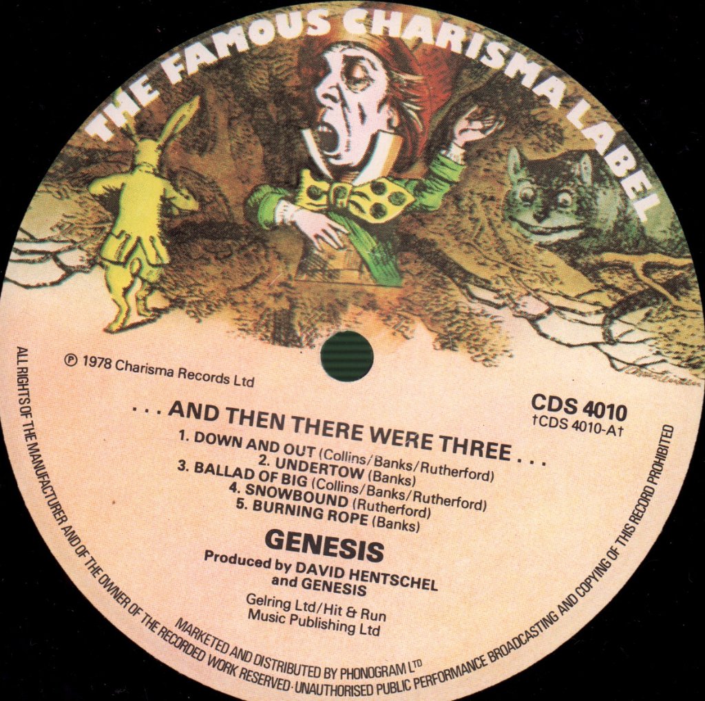 Genesis - And Then There Were Three - Lp