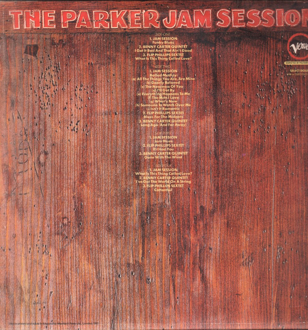 Various Artists - Parker Jam Session - Double Lp