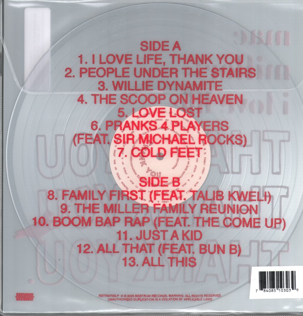 Mac Miller - I Love Life, Thank You - Lp