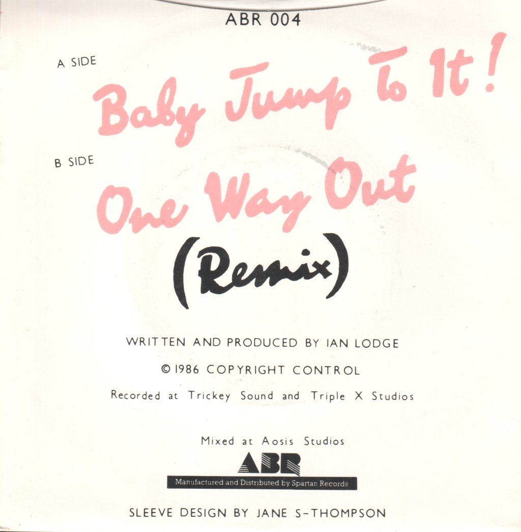 Ian Lodge - Baby Jump To It - 7 Inch