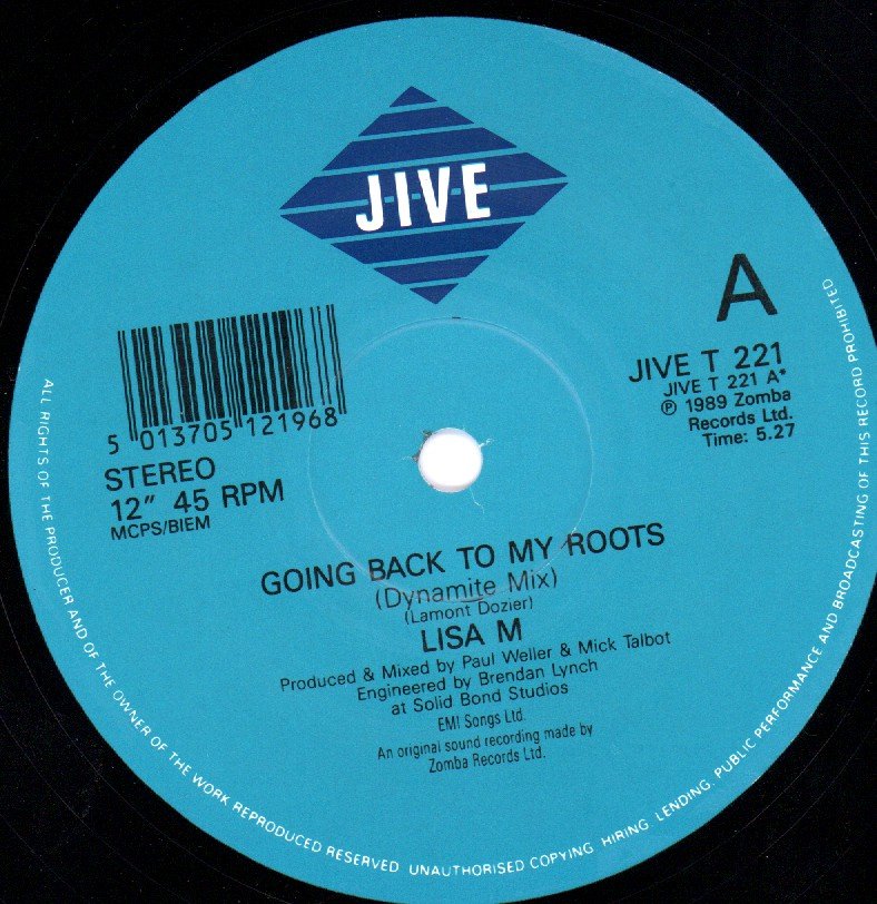 Lisa M - Going Back To My Roots - 12 Inch
