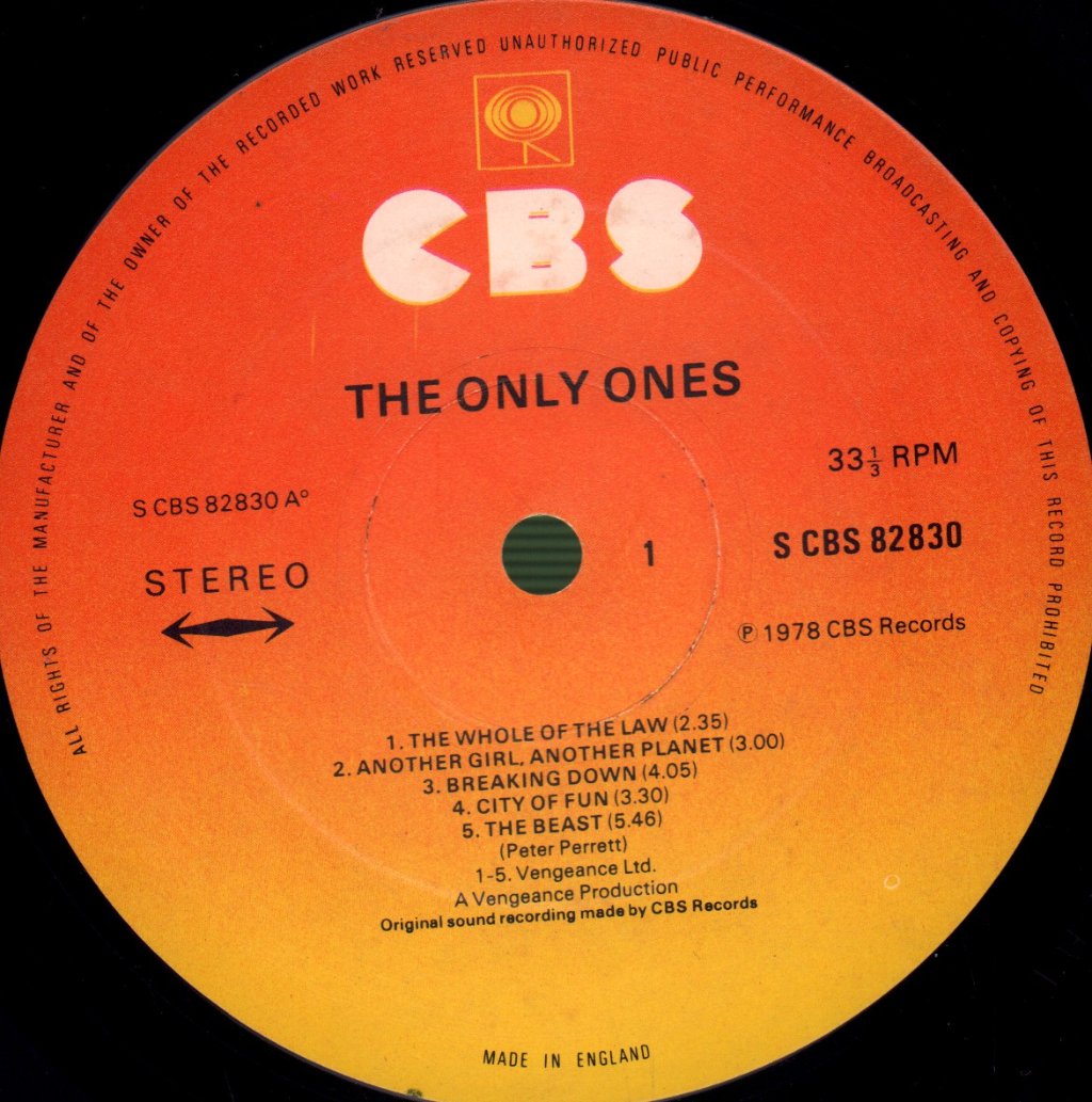 Only Ones - Only Ones - Lp
