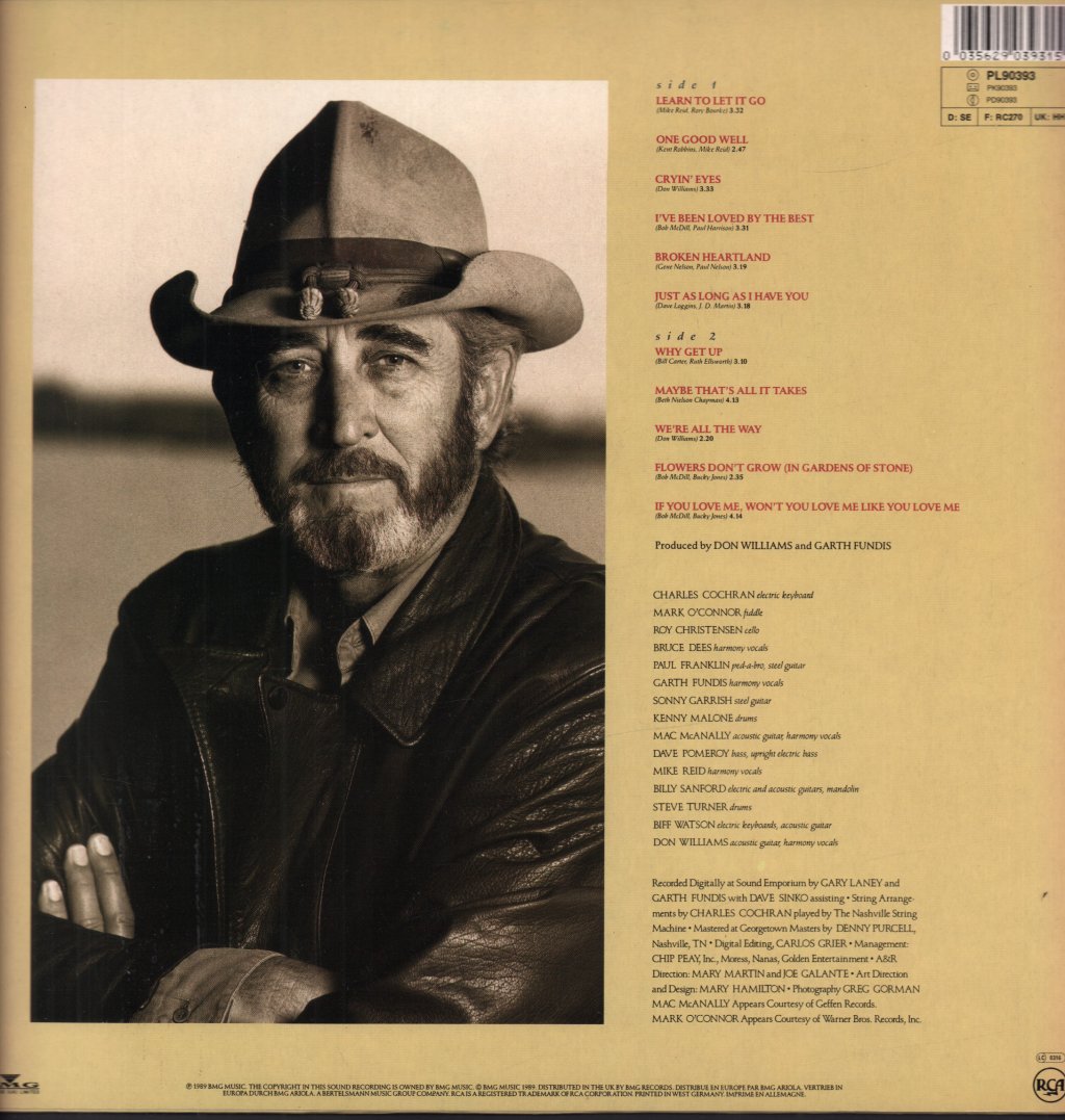 Don Williams - As Long As I Have You - Lp