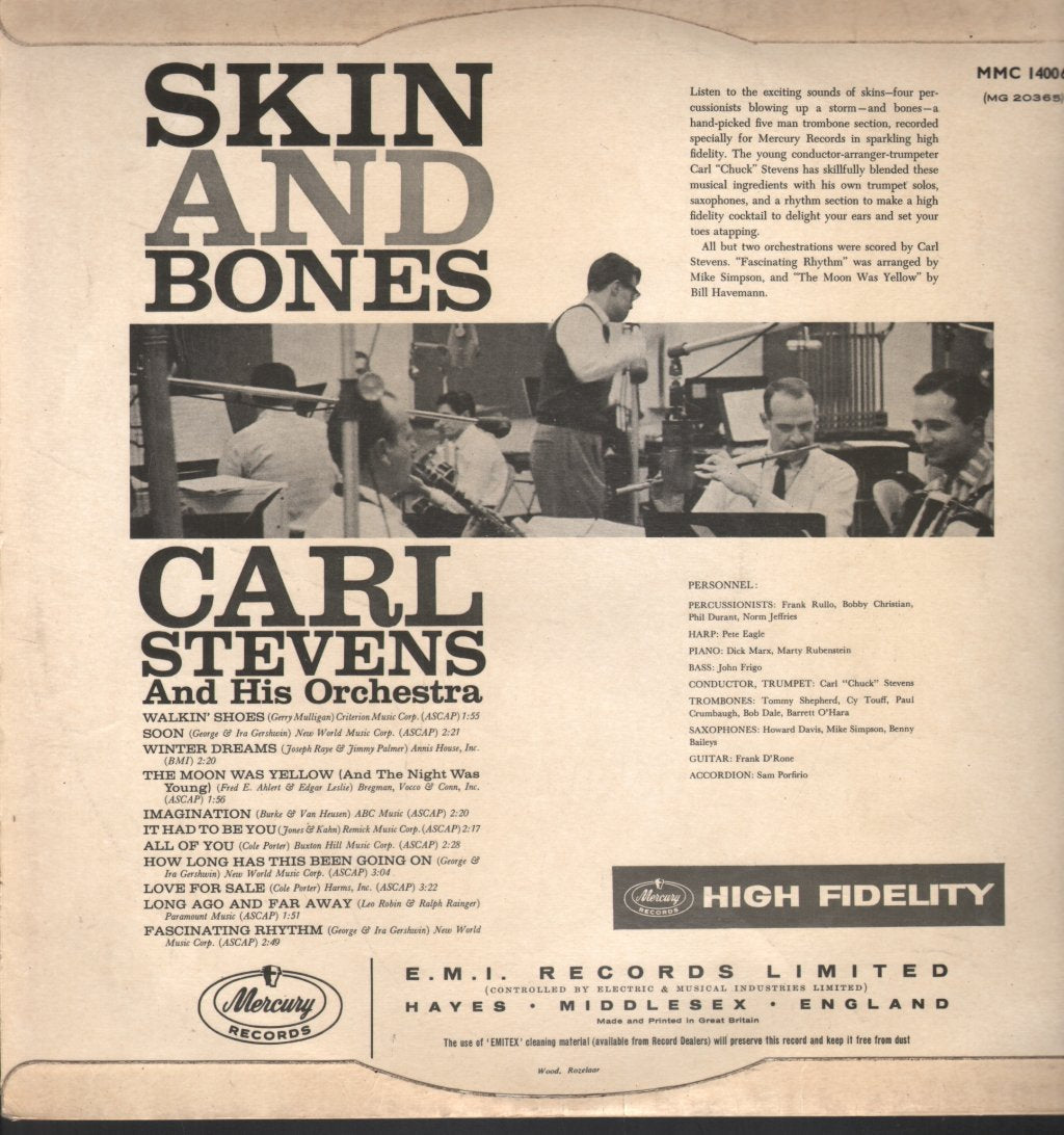 Carl Stevens - "Skin" And Bones - Lp
