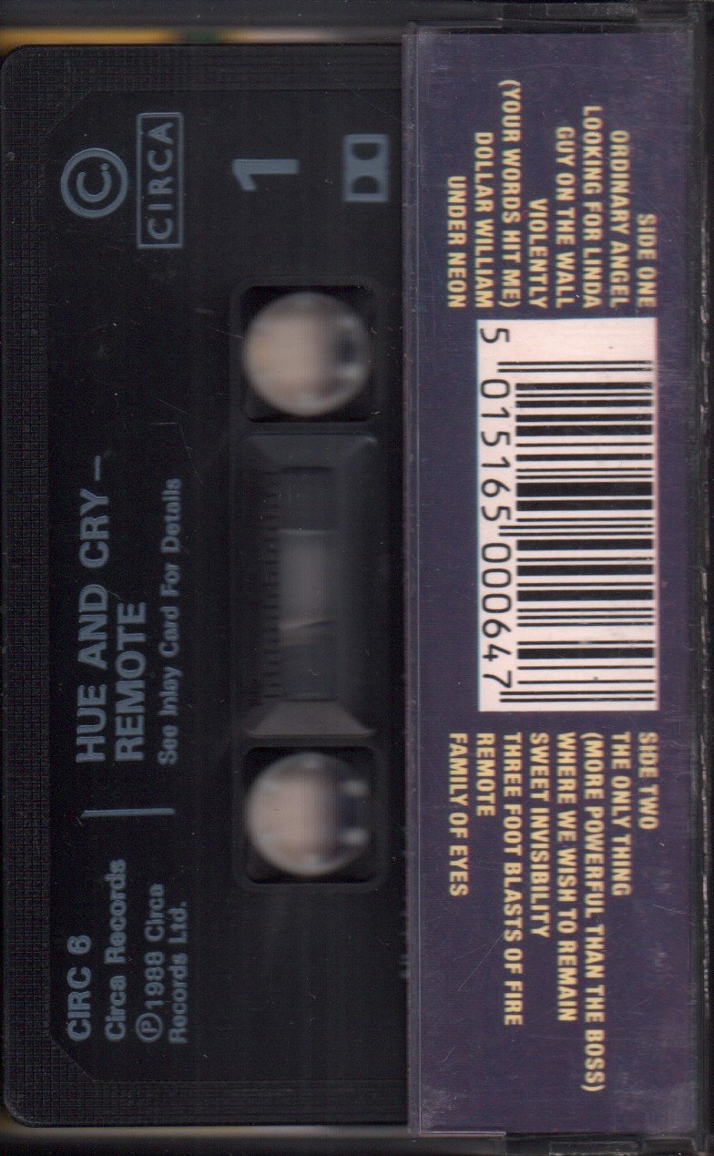 Hue And Cry - Remote - Cassette
