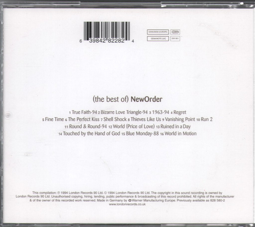 New Order - (The Best Of) NewOrder - Cd