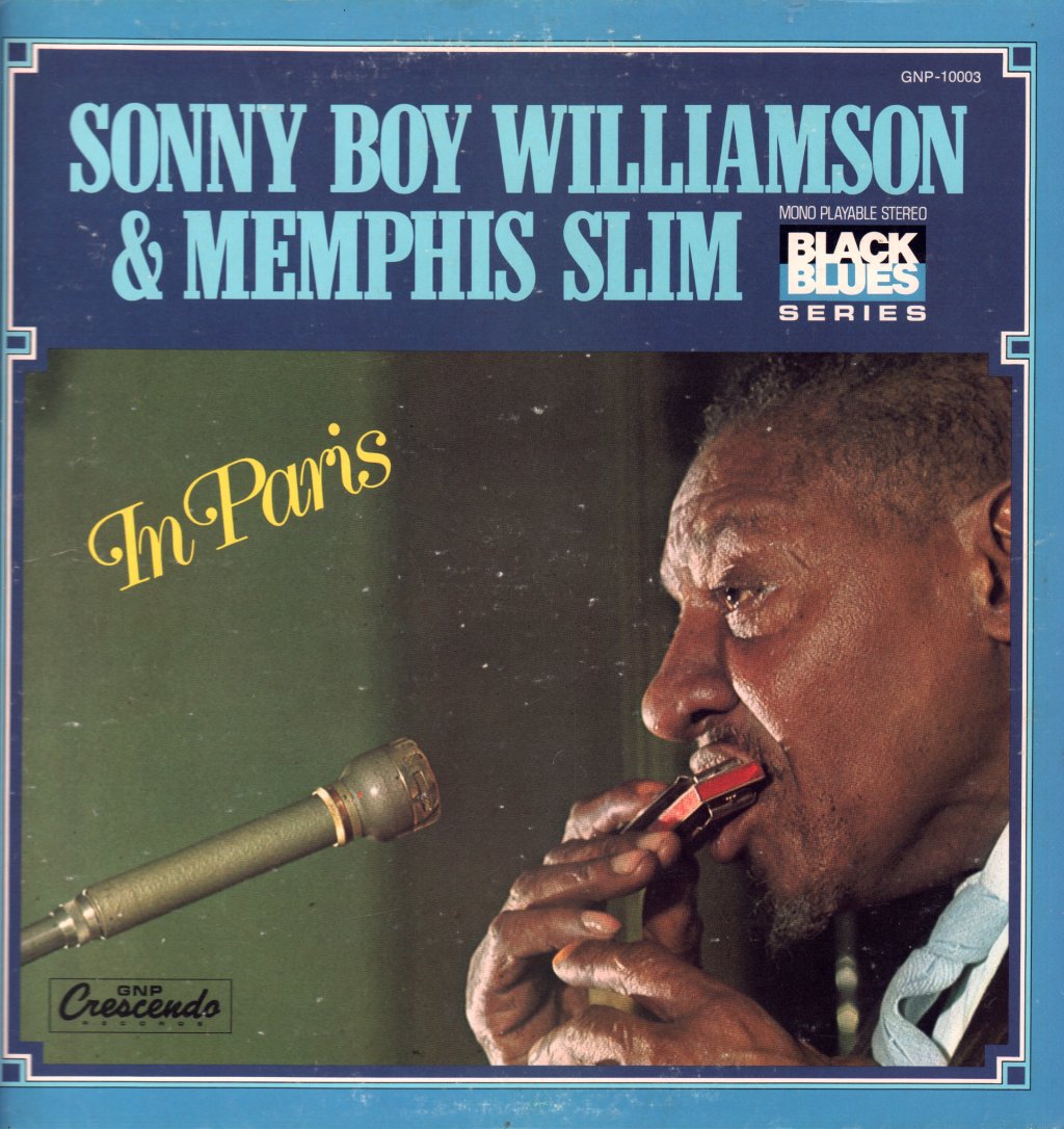 Sonny Boy Williamson and Memphis Slim - In Paris - Lp